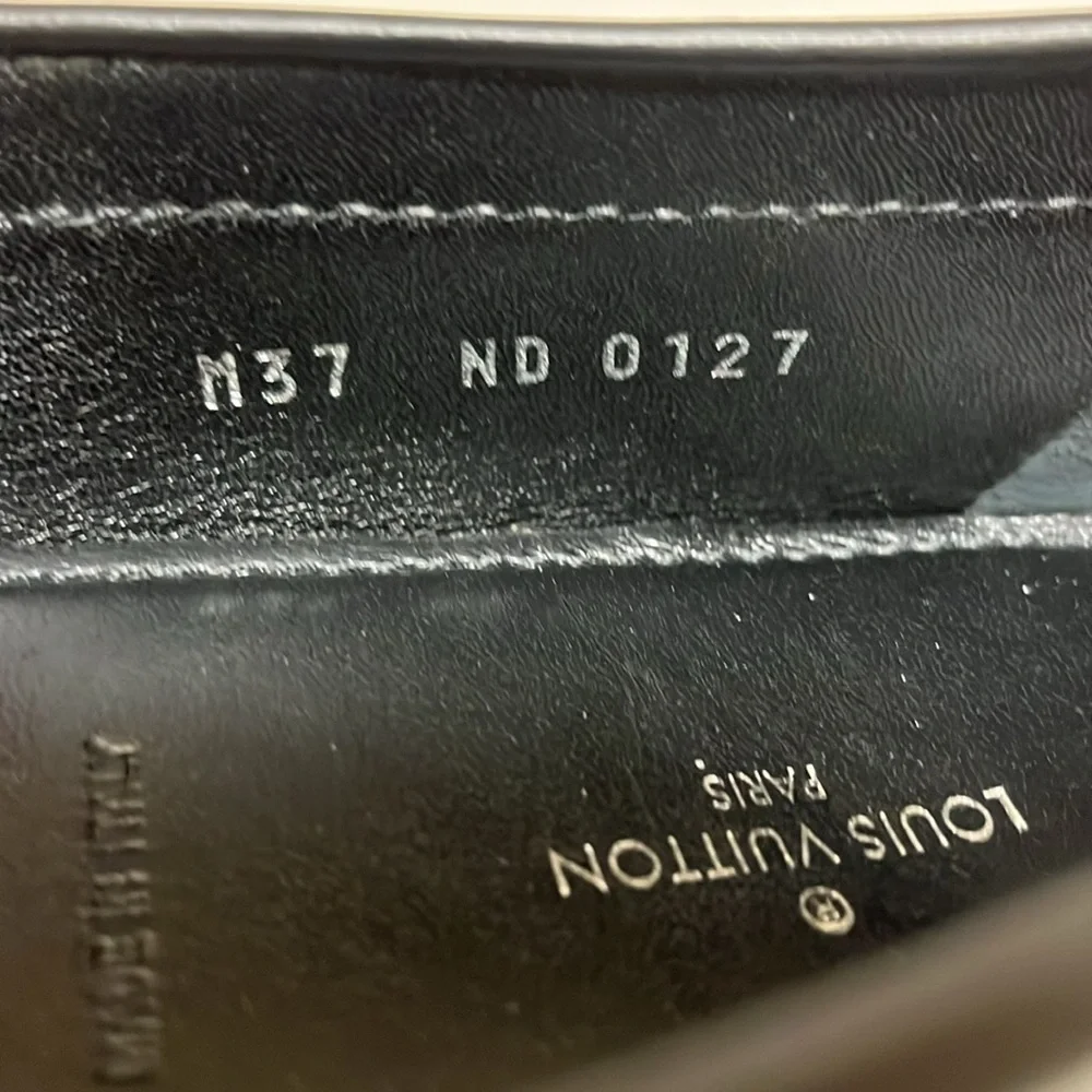 Louis Vuitton black leather driving loafers - Picture 3 of 15